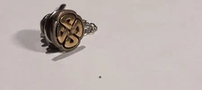 RARE Vintage James Avery 14K Gold Four Arm / Leaf Celtic Knot Pin / Tie Tack