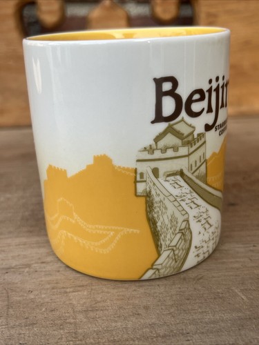Starbucks Beijing Great Wall Design Global Icon City 16 oz. Coffee Cup Mug 2011 - Picture 4 of 10