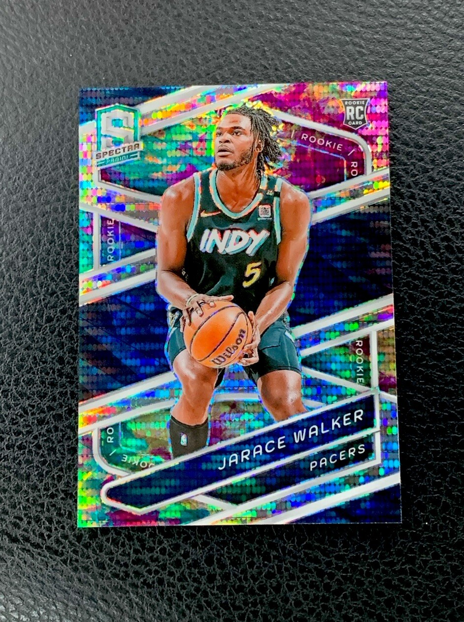 2023-24 SPECTRA JARACE WALKER #168 ROOKIE CELESTIAL PACERS RC 4/125