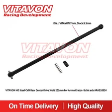Vitavon CVD Rear Center Drive Shaft 201mm For Arrma Kraton 8s ARA310924