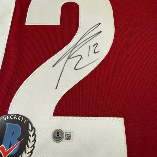PAUL BISSONNETTE BIZNASTY SIGNED ARIZONA COYOTES REEBOK JERSEY BAS COA BP70101 - Picture 3 of 5