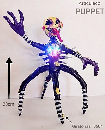 FNAF ANIMATRONIC TWISTED PUPPET action figure size 8" Five Nights at Freddy's ⚡️ - 第 7/10 張圖片