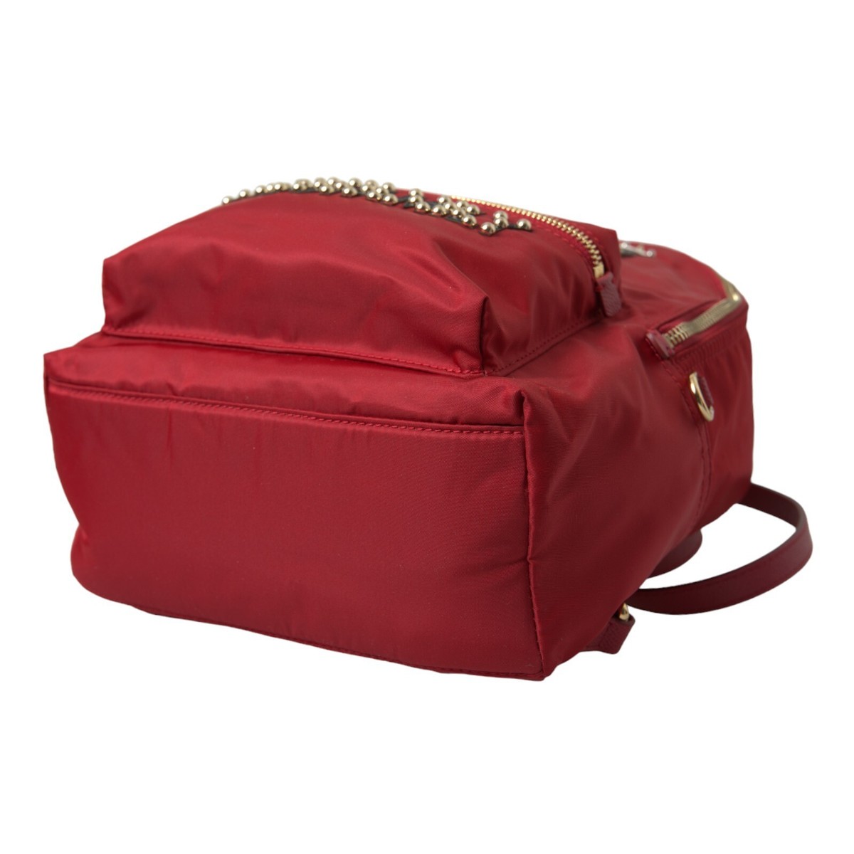 Dolce & Gabbana★素敵!Vulcano Marilyn Piggy Red Backpack Bag Dolce&Gabbana VULCANO Women Red Backpack Nylon #DGFAMILY