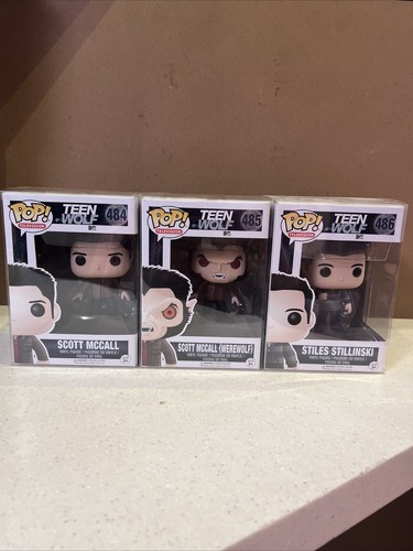 Teen Wolf Set Stiles Stillinski, Scott McCall, Werewolf Pop Vinyl Funko