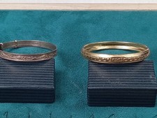 Pair of Child Size Antique Gold Fill Bangle Bracelets