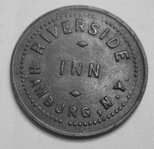 Riverside Inn, Hamburg, NY. Good For 10 Cents in Trade