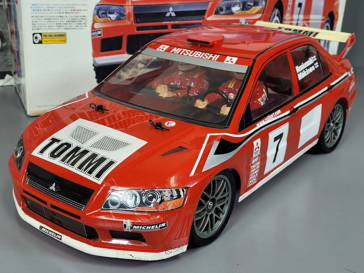 Tamiya 1/10 R/C Mitsubishi Lancer Evolution EVO 7 VII WRC TB