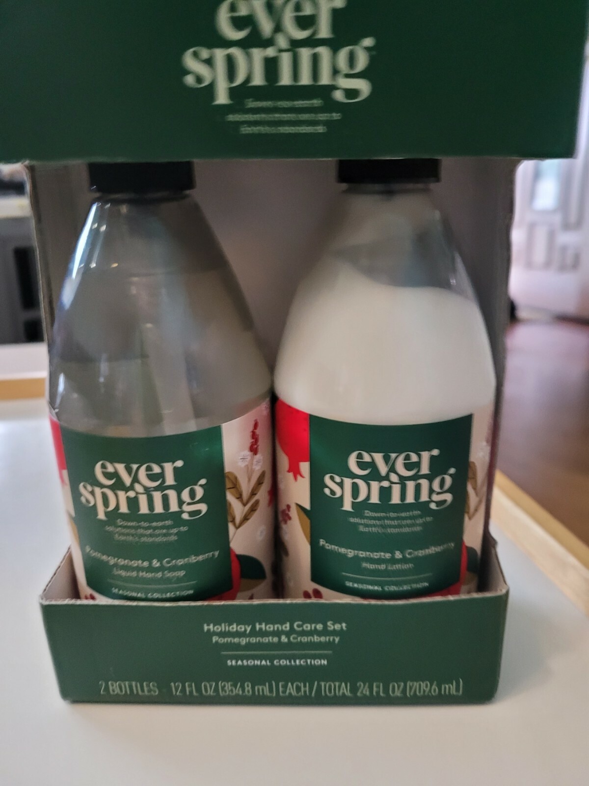 Hand Soap & Lotion Everspring Holiday Pack Pomegranate & Cranberry