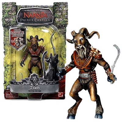 2007 THE CHRONICLES OF NARNIA PRINCE CASPIAN TYRUS WITH SWORD BRAND NEW