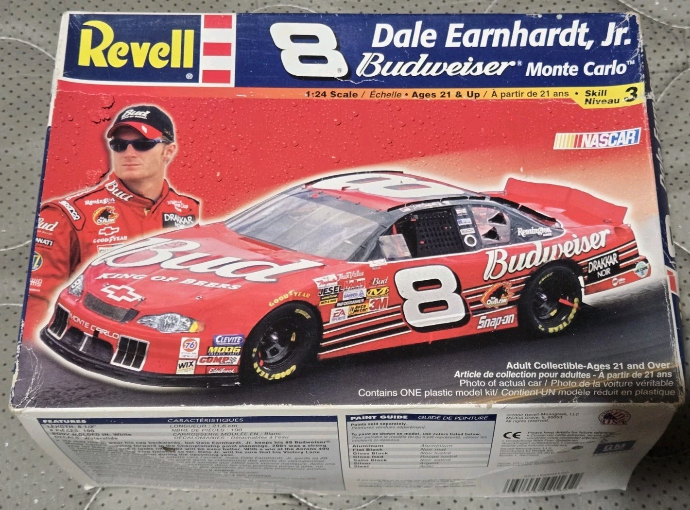 Revell 2002 Dale Earnhardt Jr. Budweiser Bud Monte Carlo kit