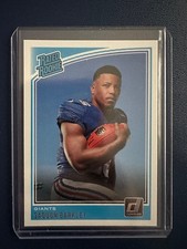 Donruss 2018 Saquon Barkley Rookie Card. rookie card picture