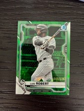 2021 Bowman Chrome Sapphire Green #90 White Sox Luis Robert /125