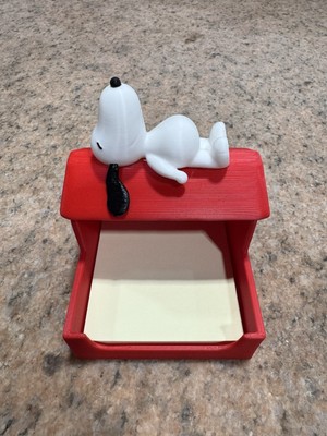Snoopy Post It Note Holder Sticky Note 3d print