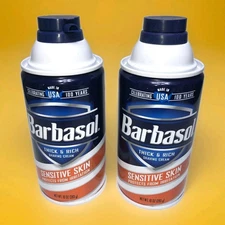Jurassic World Dominion Limited Edition Barbasol 10 oz. Shaving Cream 2 PACK