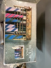 OAK BELT AND TIE RACK