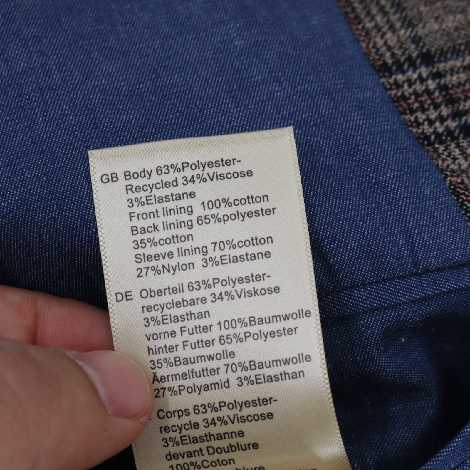 NWT Scotch soda Sport coat Mens medium unstructured half lined lightweight plaid