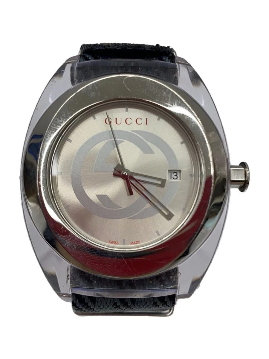 Montre Gucci à quartz/analogique/acier inoxydable/137.1/ceinture extérieure