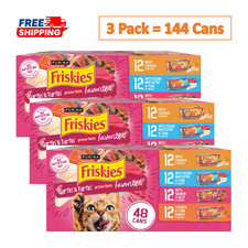 3 Pack,Friskies  Surfin'  Turfin' Prime Filets Adult Cat Wet Food, 5.5 Oz