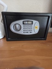 Yale Small Digital Safe Keypad Combination Lock Matte Black/Grey Metal