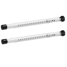 BsBsBest Sliding Door Security Bar Inside 2 Pack Adjustable 18 to 51 Inch Win...