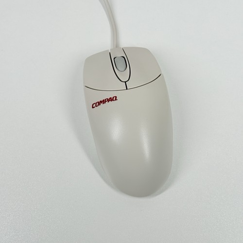 Compaq Logitech M-S48a Two Button Mechanical Roller Ball Mouse New No Box - Picture 4 of 9