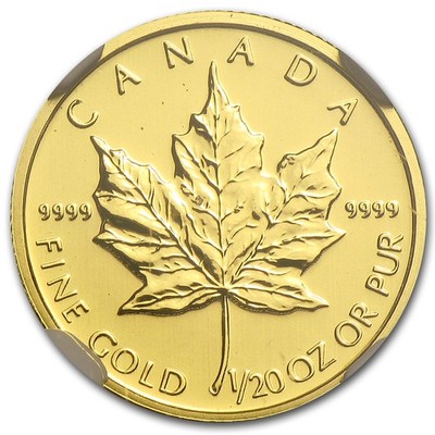 2013 Canada 1/20 oz Gold Maple Leaf MS-69 NGC | eBay