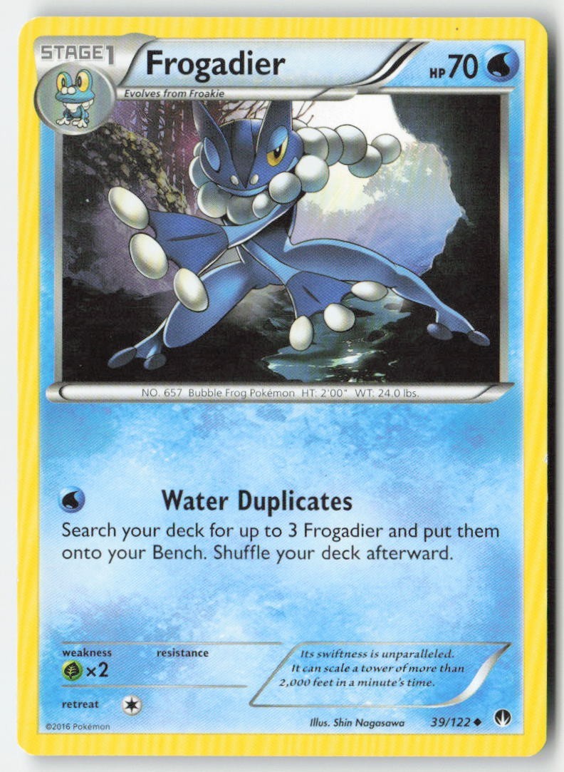 Frogadier 39/122 Uncommon MP Regular - BREAKpoint