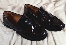 Thursday Boot Co Penny Mocasines Para Hombre 9D Cuero Sangre de Buey Goodyear Ribete Cuero...
