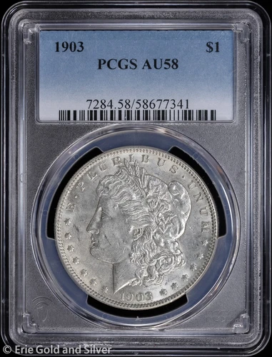 1903-P $1 Morgan Silver Dollar PCGS AU 58