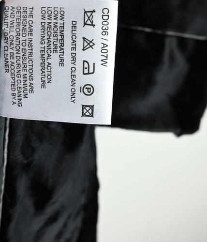 Karen Millen pony hair trench coat with silver buttons in black size UK12 - Picture 13 of 13