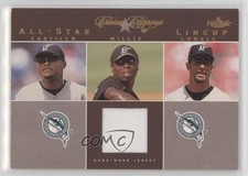 2004 Fleer Classic Clippings Single Swatch Luis Castillo Mike Lowell 10k8