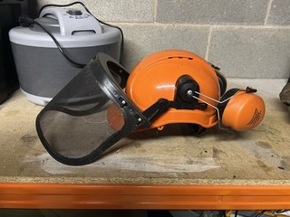 RocwooD Forestry Chainsaw Safety Helmet Hat Ear Defenders Visor