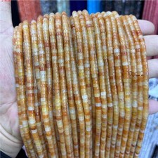 2x4mm Natural Red Aventurine Heishi Disc Spacer Beads for Jewelry Making DIY