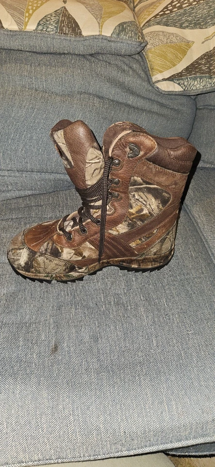 LaCrosse Hunting Boots PAC RT AP 10" 2000 Grams Camouflage Leather Mens Size 9 - Image 3 of 4