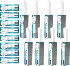 Pumice Stone Toilet Cleaner Set - 8 Pack with Handle for Effective Cleaning