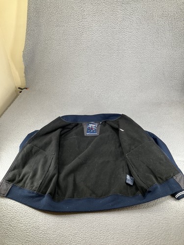 Nautica Bomber Jacket Mens Large Gray Water Resistant Wind Resistant Full Zip - Picture 8 of 17