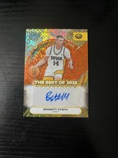 Bennett Stirtz 2025-26 Bowman Best U Best Of 2025 Autographs Orange 25/25 Iowa