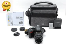 [MINT] Nikon D5500 24.2MP DSLR Camera w/ 18-55mm VR Lens Kit bag FROM JAPAN