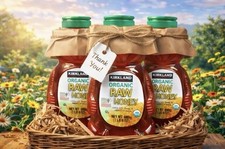 Kirkland Signature Organic Raw Honey, 24 oz, 3-count