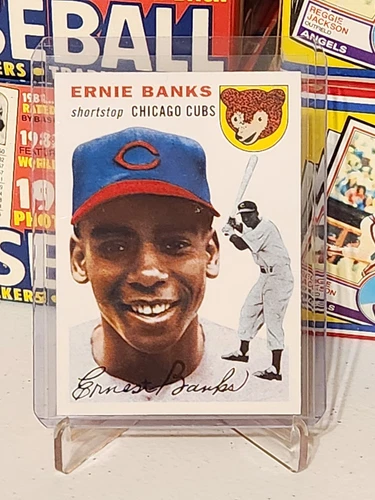 Ernie Banks 1999 Topps STARS ROOKIE REPRINT SP Insert #2 Chicago Cubs