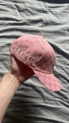 GUCCI Cap Rosa/Pink , GG Monogramm, verstellbar