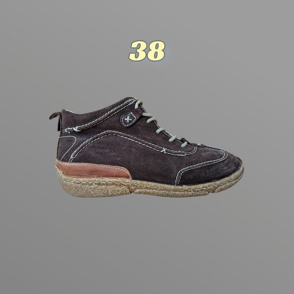 Women Josef Seibel Boots Beige Suede 38.5