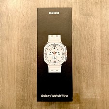 Samsung Galaxy Ultra Watch Titanium White LTE 47mm GPS Bluetooth Fit- NEW IN BOX