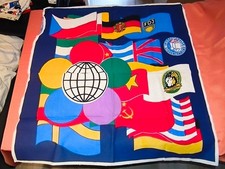 DDR Tuch Souvenir, Propaganda Erinnerung FDJ Weltfestspiele Studentenbund Intern
