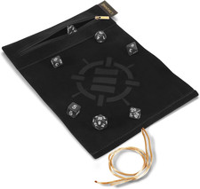 W&uuml;rfelmatte zum Rollen auf Einer Schriftrolle und 7-teiliges Acrylw&uuml;rfelset - Sa