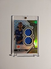 Topps Tier One 2022-23 Maya Yoshida Schalke Patch Relic Parallel 21/25 Refractor