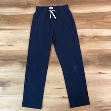 Crewcuts Active Navy Blue Jogger Pants Elastic Waist Drawstring Kids Size 10