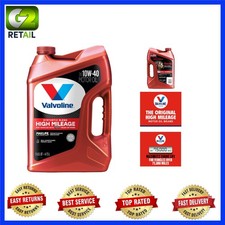 High Mileage SAE 10W-40 Motor Oil with MaxLife Technology - 5 QT Bottle 31.96 per gallon