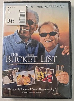 The Bucket List DVD Jack Nicholson Morgan Freeman NEW