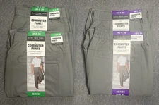 Marc New York Men's GRAY Commuter Pant Lot of 2 38x30 OR 40x30 NWT